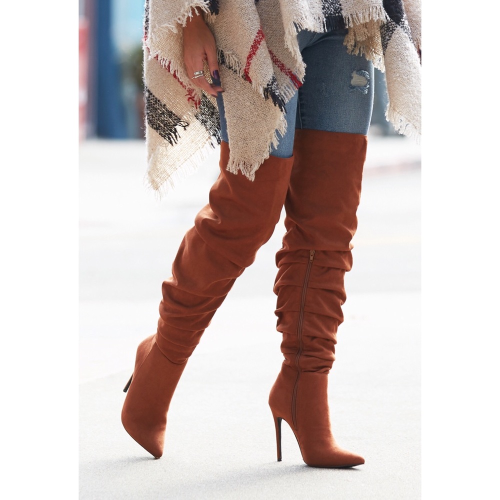 Over knee stiletto boot